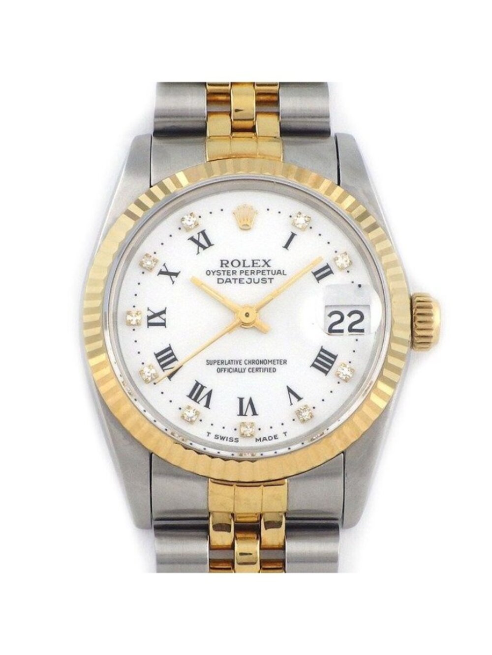 Rolex Watch Datejust Index White Dial